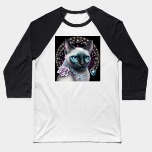 Dazzling Siamese Baseball T-Shirt